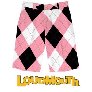 LoudMouth Argyle Ladies Golf Shorts-Deadstock